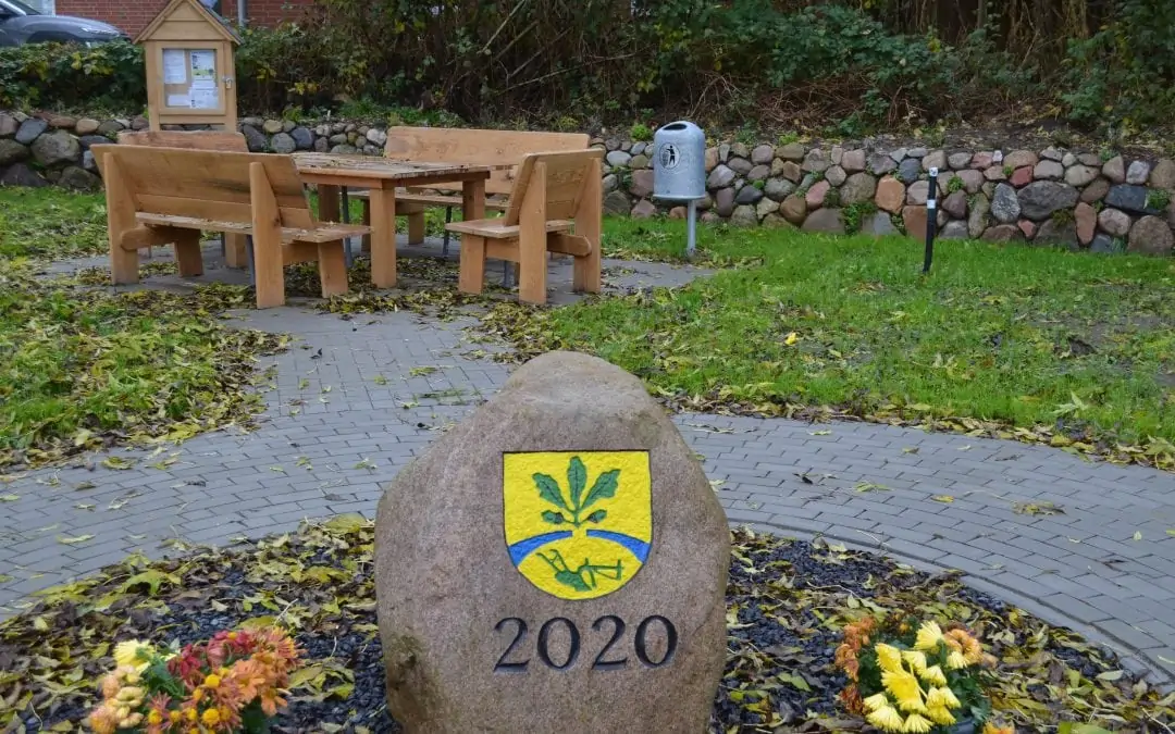 Erstellung eines Dorfplatzes im Ortskern der Gemeinde Stolk