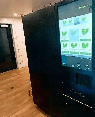 Tiefkühl-Bedienautomat für den Hofladen Hobus