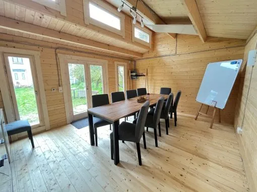 Gartenhaus für Arbeitsplätze und Veranstaltungen