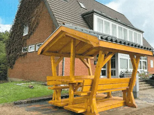 Errichtung eines Fahrradrastplatzes an der Dorfstraße in Rieseby