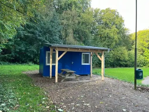 Anschaffung eines Bürocontainers als Jugendtreff am Pumptrack der Gemeinde Fleckeby