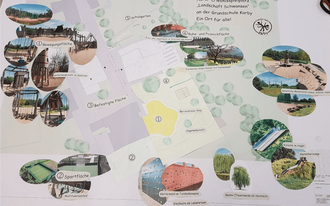 Natur-Erlebnisspielplatz „Landschaft Schwansen“ – ein Ort für alle an der Grundschule Karby!