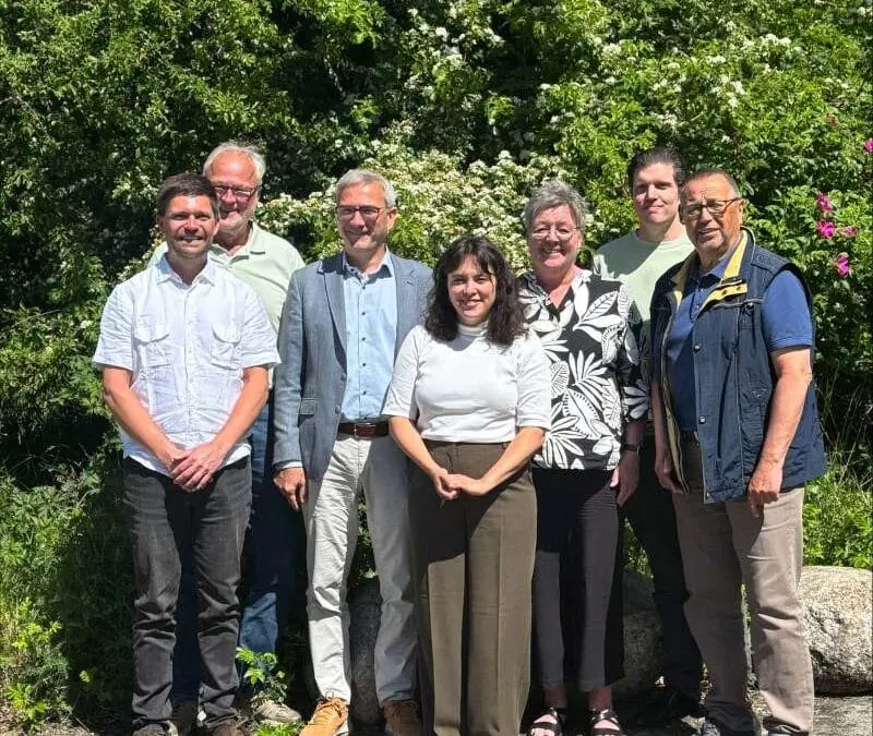 Europaabgeordnete Delara Burkhardt besucht das NEZ Maasholm
